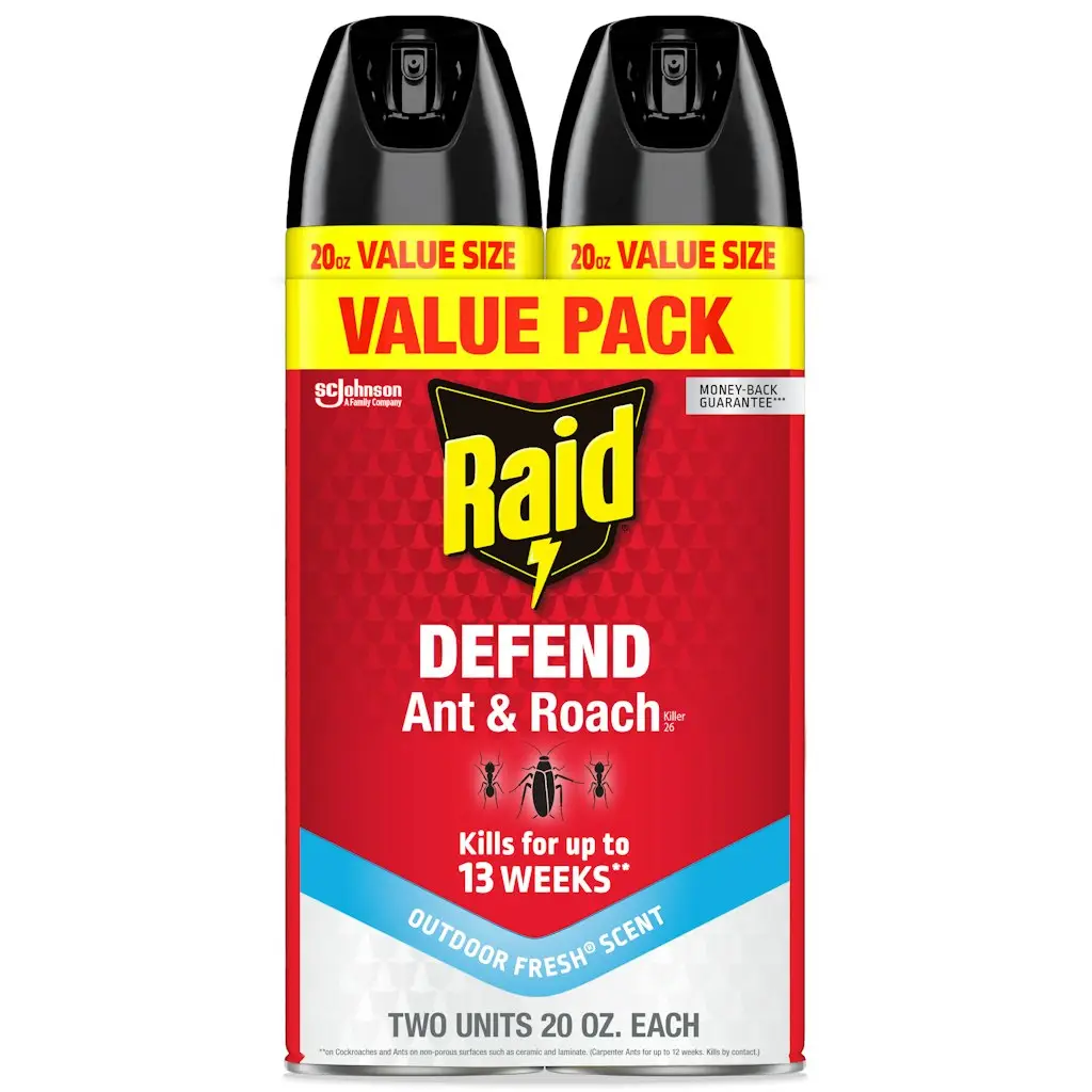 Raid Defend Ant & Roach 20-oz. Spray 2-Pack