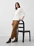 Banana Republic Womens Ribbed Mock-Neck Sweater