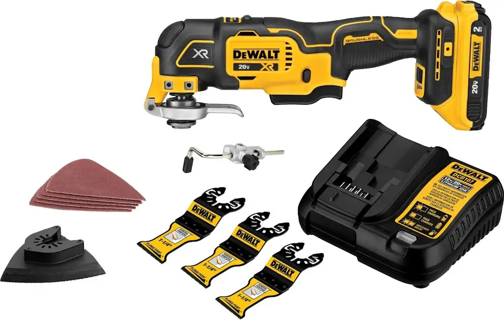 Dewalt XR 20V Max Cordless Brushless Variable Speed 2-Piece Oscillating Multi-Tool w/ Battery and Charger
