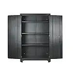 WORKPRO 48-inch Heavy-Duty Garage Storage Cabinet, 3 Shelves