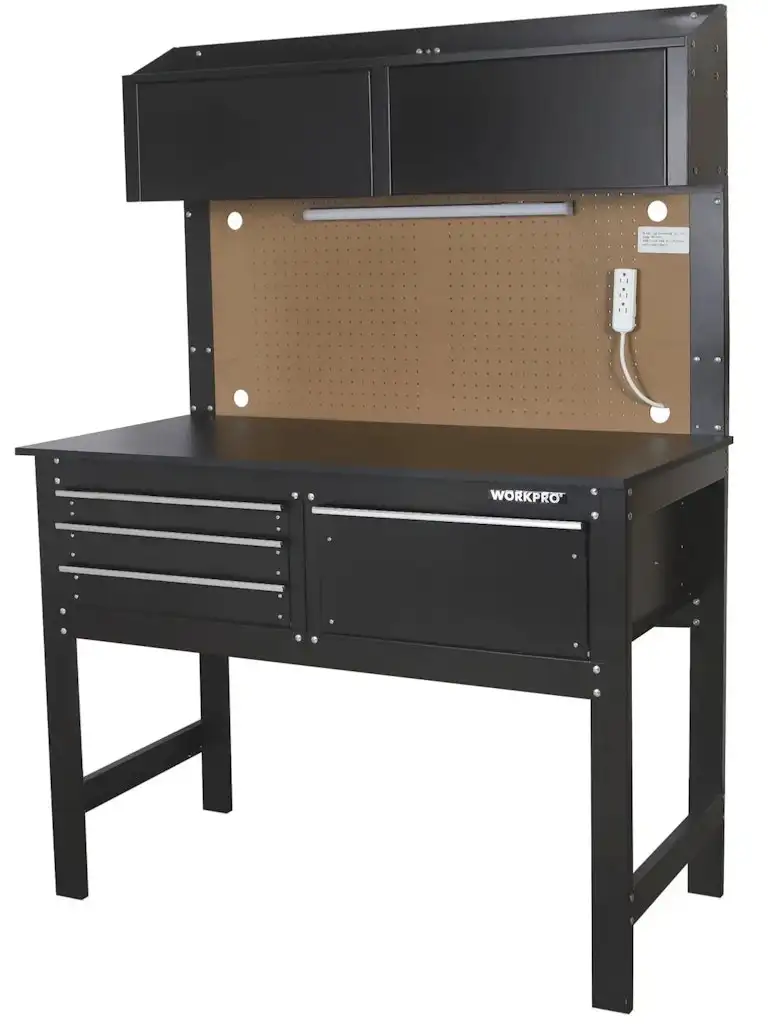 WorkPro 48" 2-in-1 Workbench / Cabinet w/ Lighting