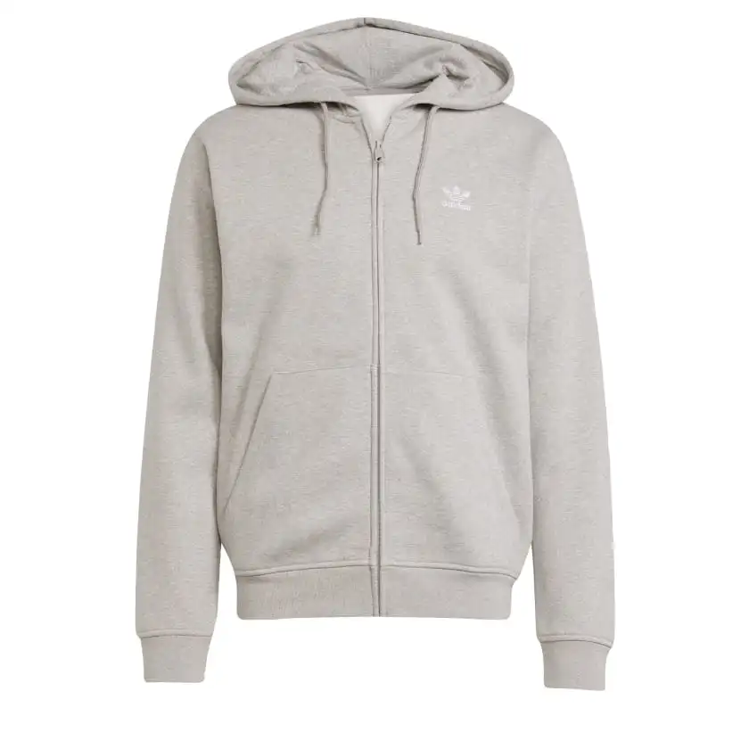 adidas Men's Trefoil Essentials Full-Zip Hoodie