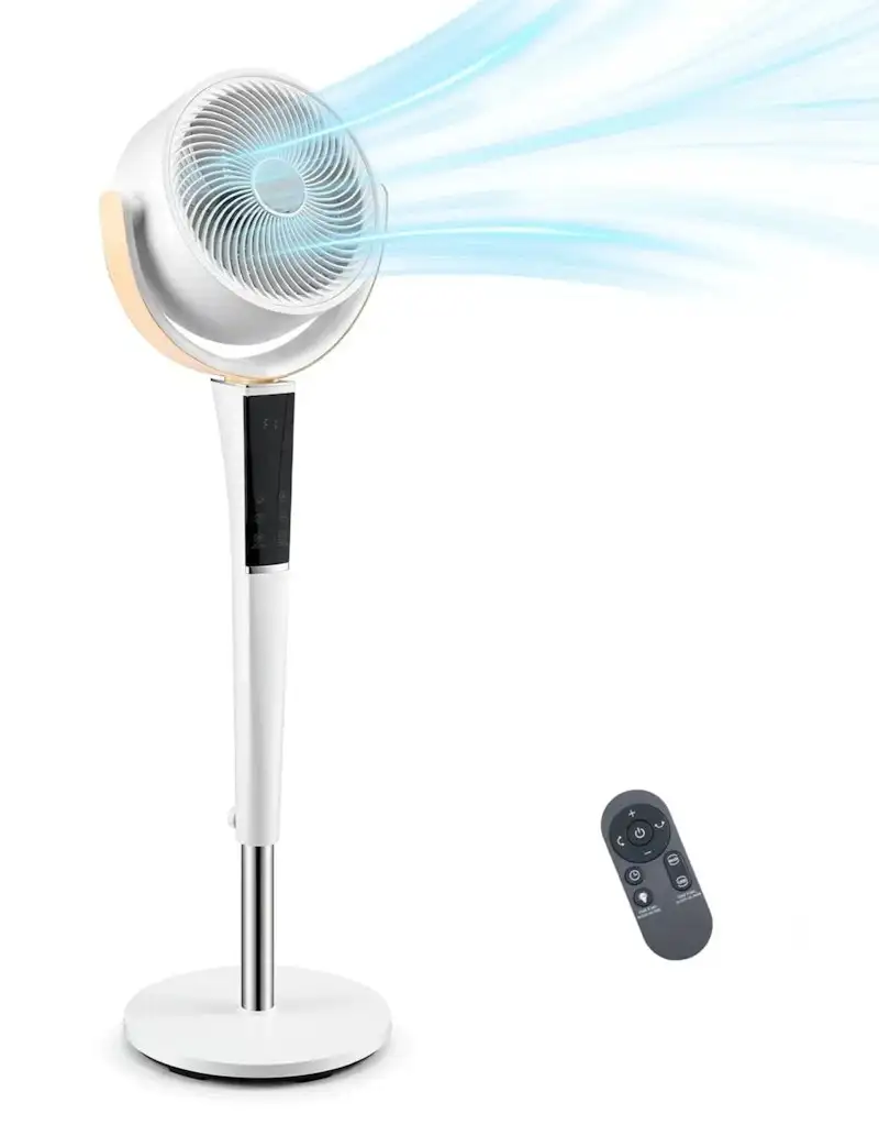 Silent Upright Floor Fan 15-Speed