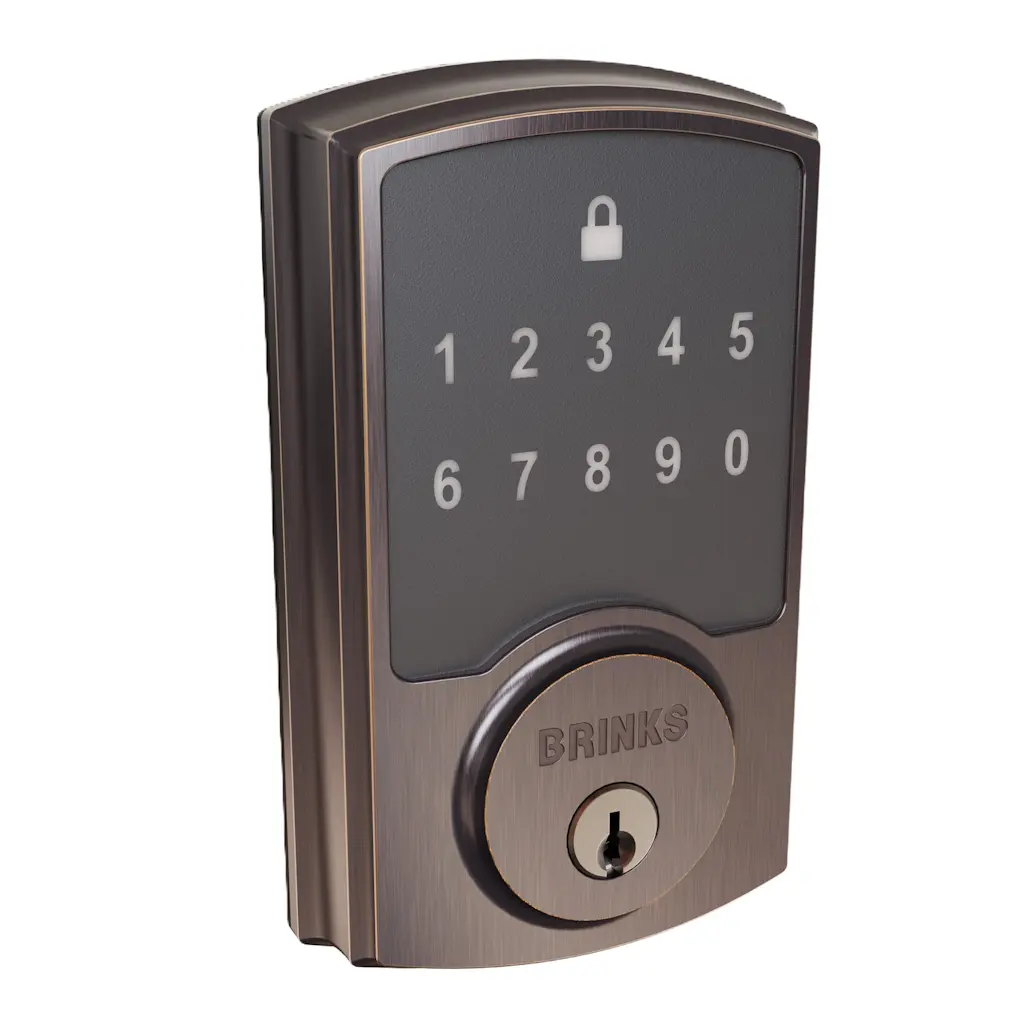 Brinks Keyless Entry Electronic Touchpad Door Lock