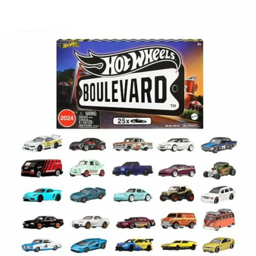 Hot Wheels Boulevard Premium 25pc Car Box Set