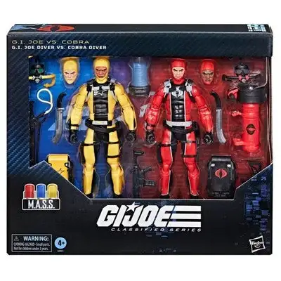 G.I. Joe Classified Series #169 G.I. Joe Diver vs. Cobra Diver Set