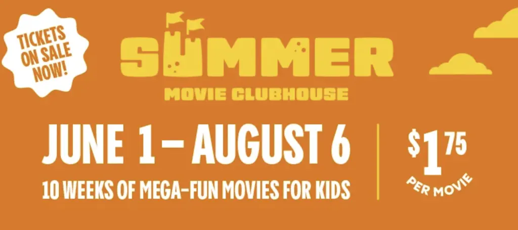 Cinemark Summer Movie Clubhouse