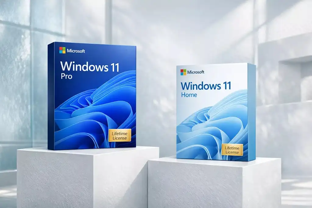 Microsoft Windows 11 Pro or Home Lifetime Activation Key for 1 PC