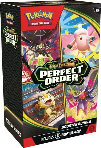 Pokemon Mega Evolution Perfect Order Booster Bundle 6-Pack