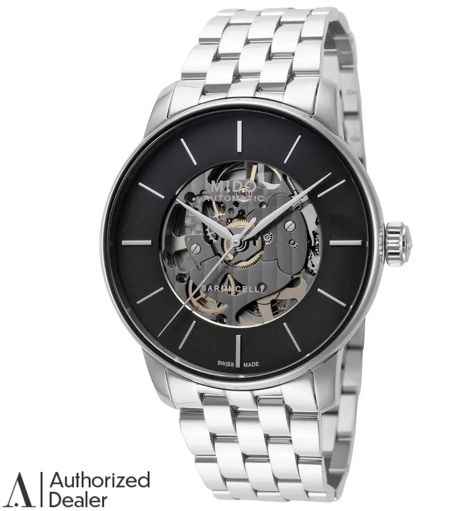 Mido Men's Baroncelli Automatic Skeleton Dial Watch