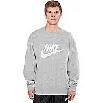 Nike Club Brushed Fleece Crew Pullover Sweater (2 Colors)