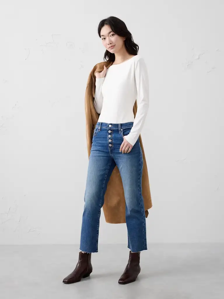 Banana Republic Factory Soft Stretch T-Shirt Promo
