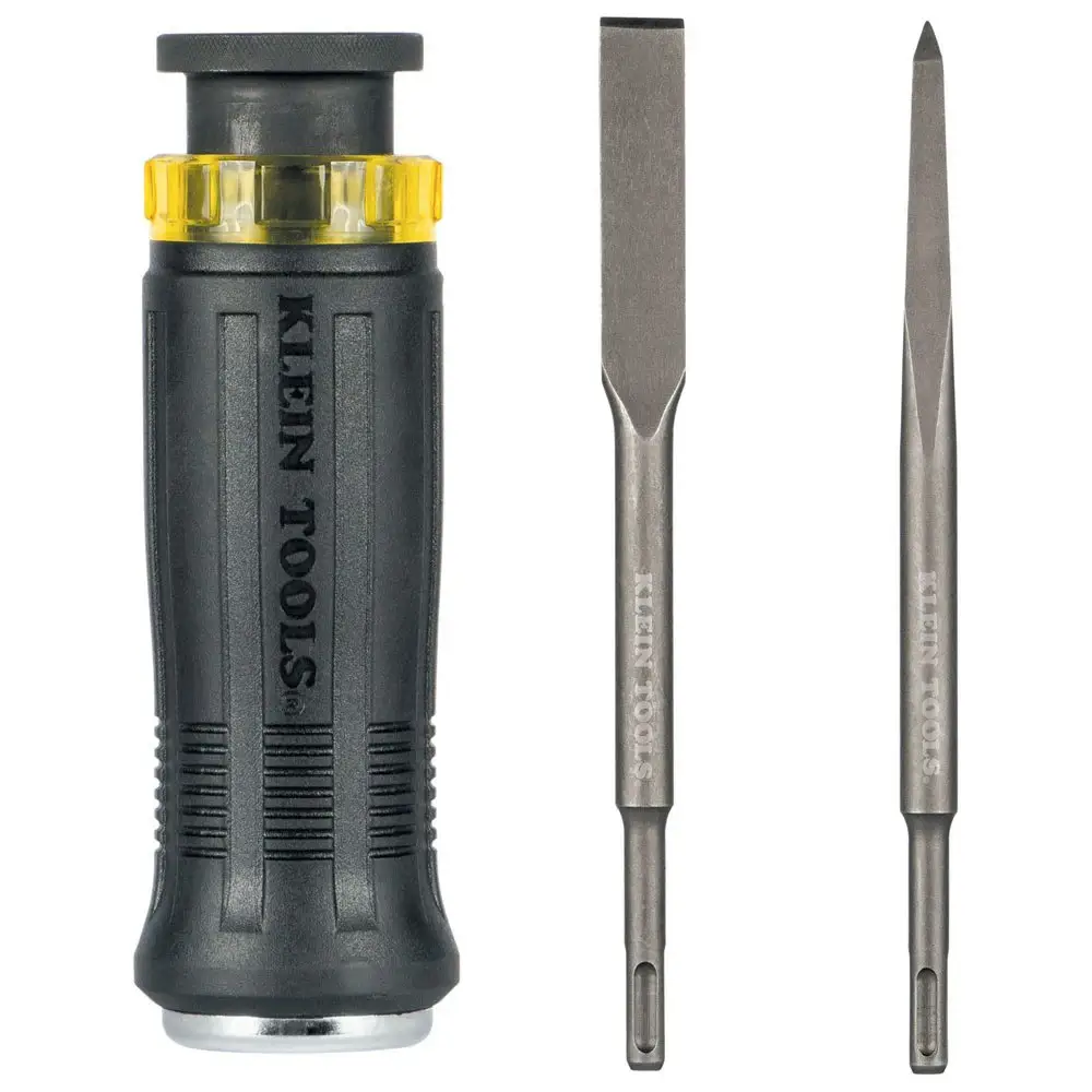 Klein Tools SDS 3-Piece Chisel Bit Set w/ Handle