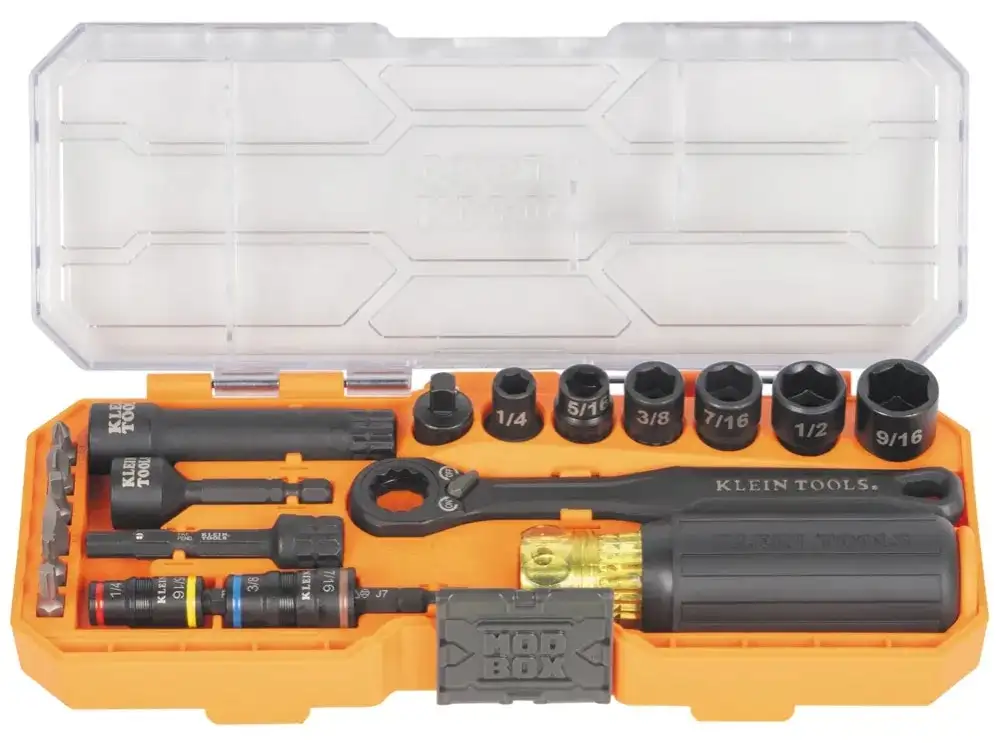 Klein Tools KNECT Impact Pass Through and Flip Socket 21-Piece Set