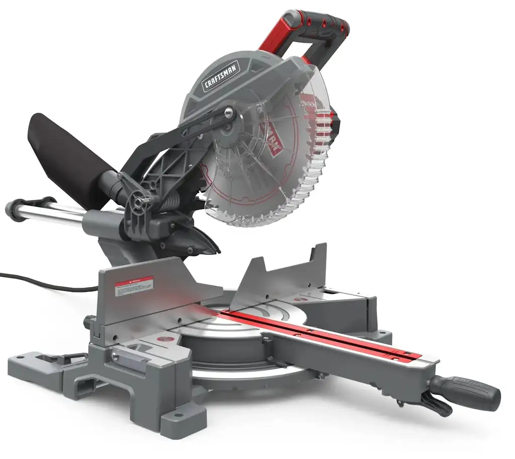 Craftsman 10" 15-Amp Single Bevel Sliding Corded Miter Saw