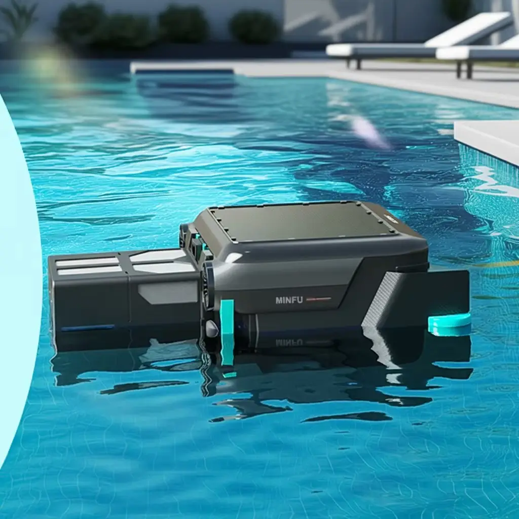 Minfu Solar-Powered Robotic Pool Cleaner