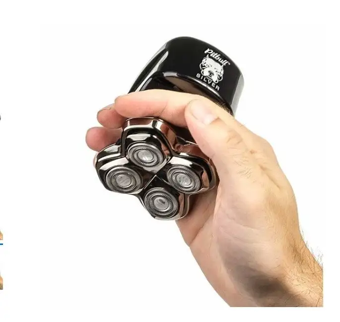 Open-Box Pitbull Silver PRO Electric Head & Face Shaver