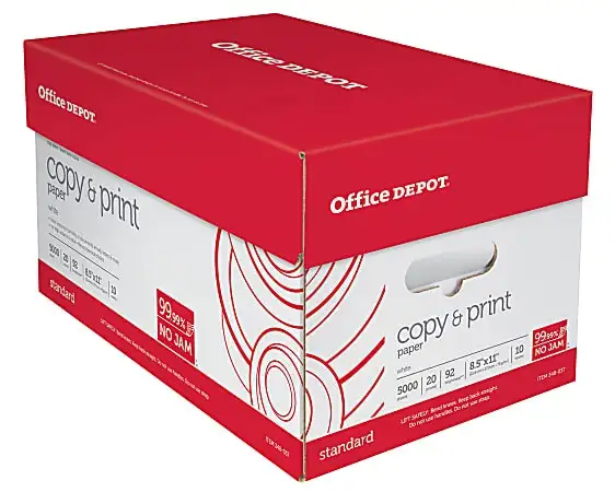 Office Depot Multi-Use Printer & Copy Paper 10-Ream Box