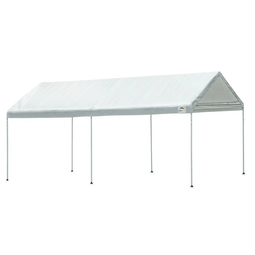 ShelterLogic 20ft x 10ft Rectangle White Standard Canopy