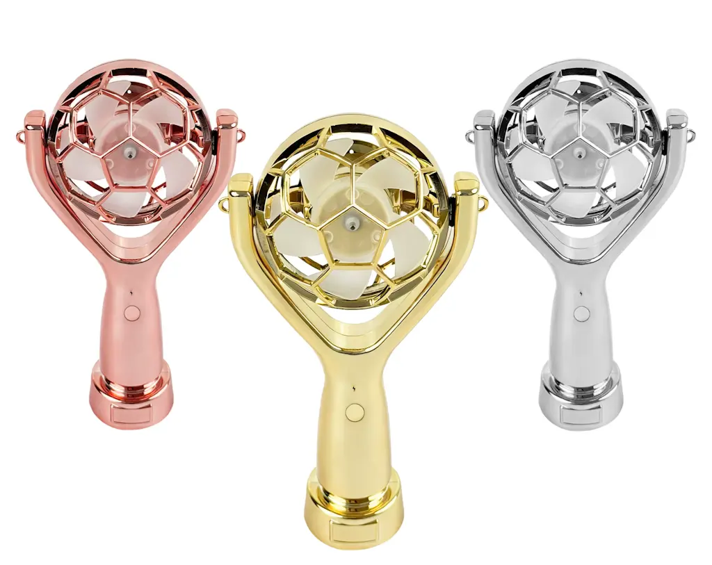 USB-Rechargeable Mini Handheld Soccer Ball Fan