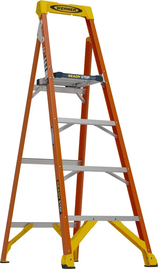 Werner Ready Step RS1A06 5.5' Fiberglass Step Ladder