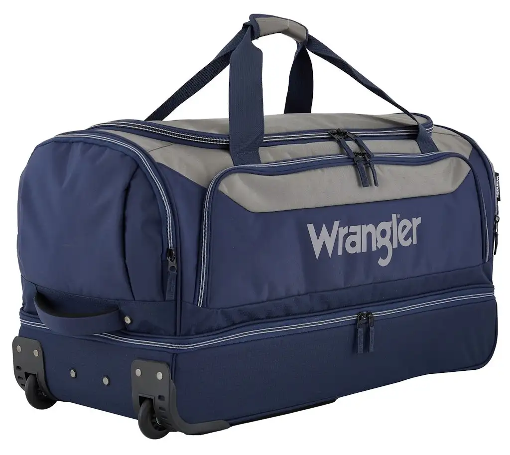 Wrangler 30" Drop-Bottom Rolling Travel Duffel
