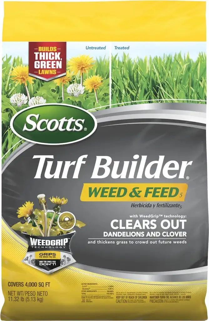 Scotts Turf Builder 11-lb. 4,000-sq ft. Weed & Feed Fertilizer