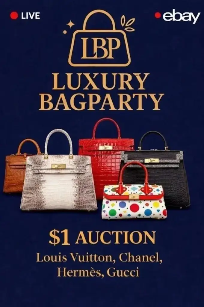 Luxury Bags on eBay Live