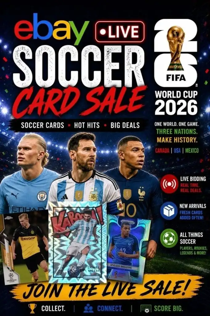 Soccer Card Sale on eBay Live