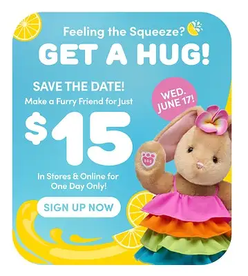Upcoming: Build-A-Bear Furry Friend