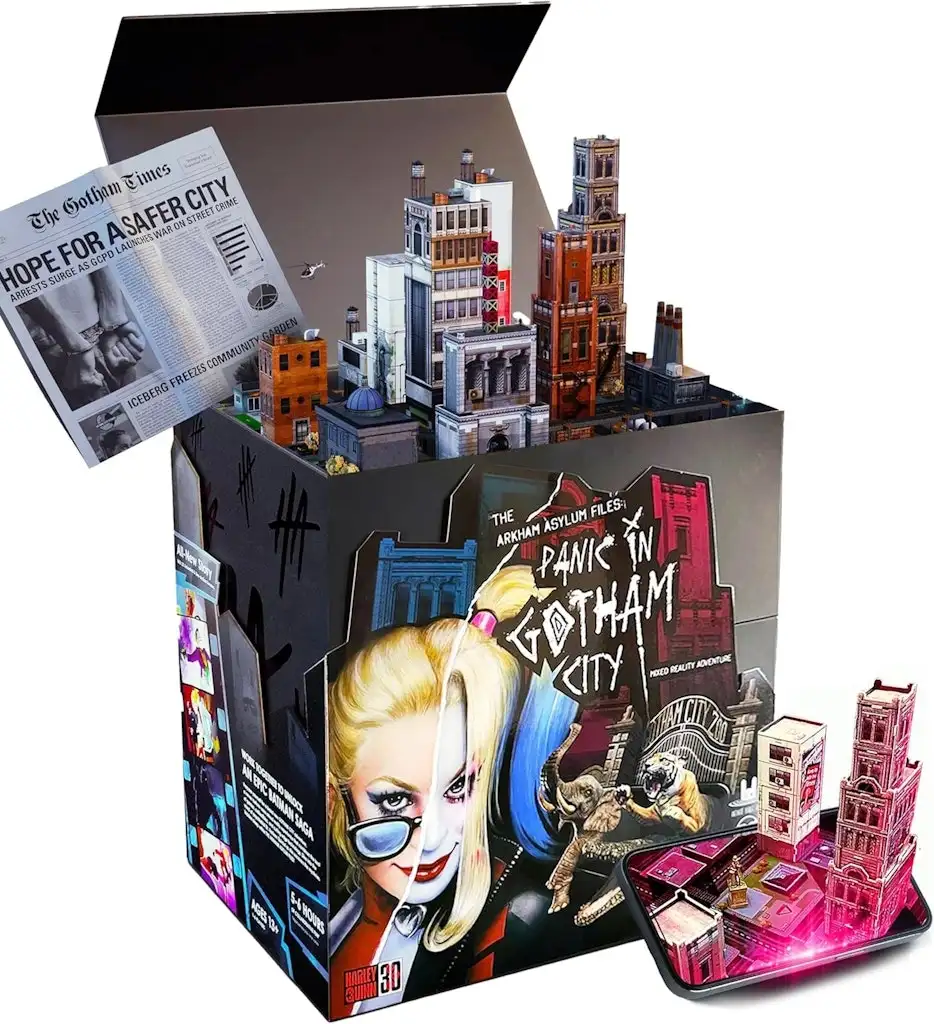 Arkham Asylum Files Panic in Gotham City Augmented Reality Board Game