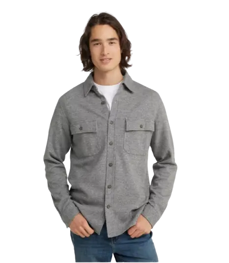 L.L.Bean Men's Washed Cotton Double-Knit Chamois Shirt