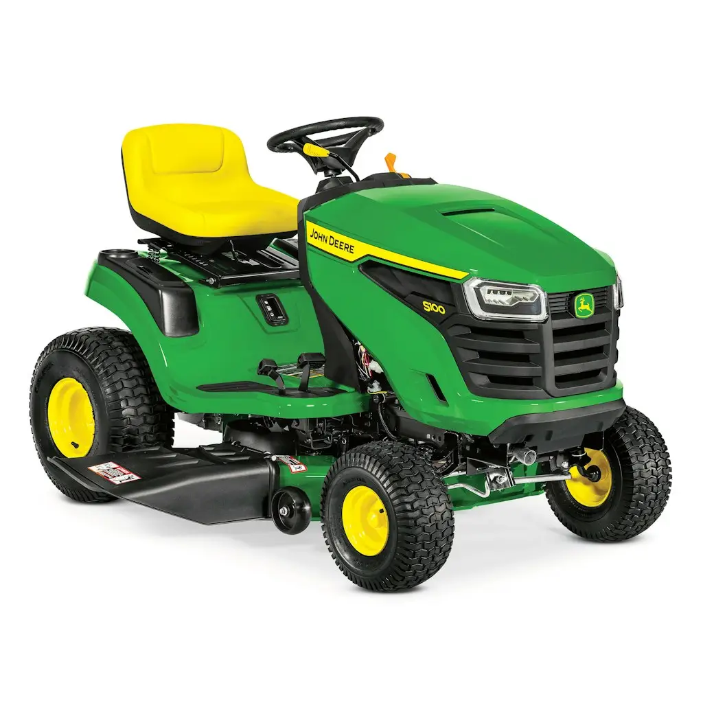 John Deere S100 42" 17.5-HP Single-Cylinder Gas Lawn Tractor w/ Free Dump Cart