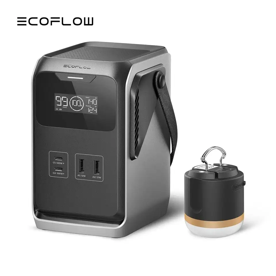 EcoFlow Trail 200 DC 192Wh Portable Power Station w/ Camping Lamp