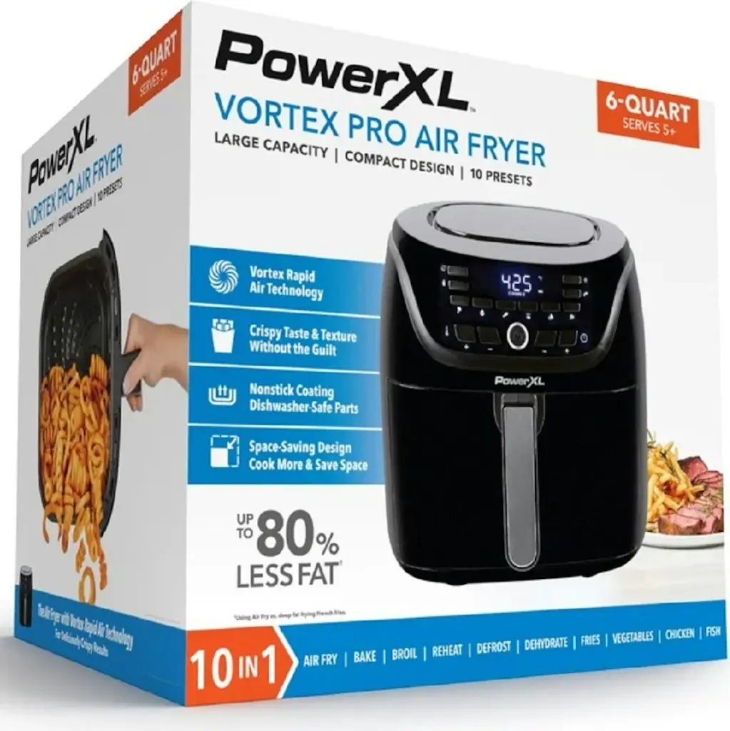 Open-Box PowerXL 6-Qt Digital Vortex Air Fryer