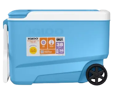 Sun Squad Wheelie 53-Can Rolling Cooler