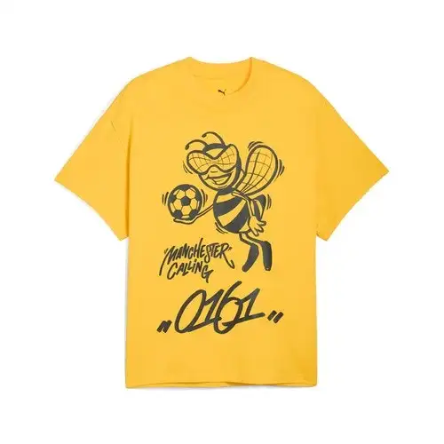 PUMA Hoops X Manchester City Men's Graphic Crew Neck T-Shirt