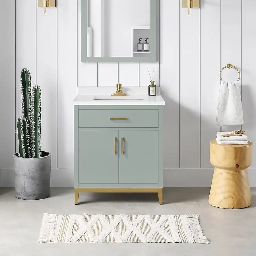 Ove Decors Diya 30" Bathroom Vanity w/ Engineered Marble Top