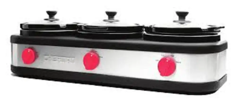 Chefman Triple Slow Cooker & Buffet Server