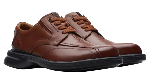 Clarks Men's Gessler Lace Leather Oxford Shoes