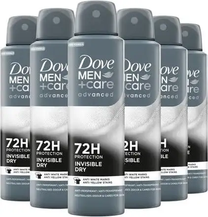 Dove Men+Care Invisible Dry Anti-Perspirant 6-Pack