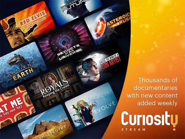 Curiosity Stream Standard Plan Lifetime Subscription