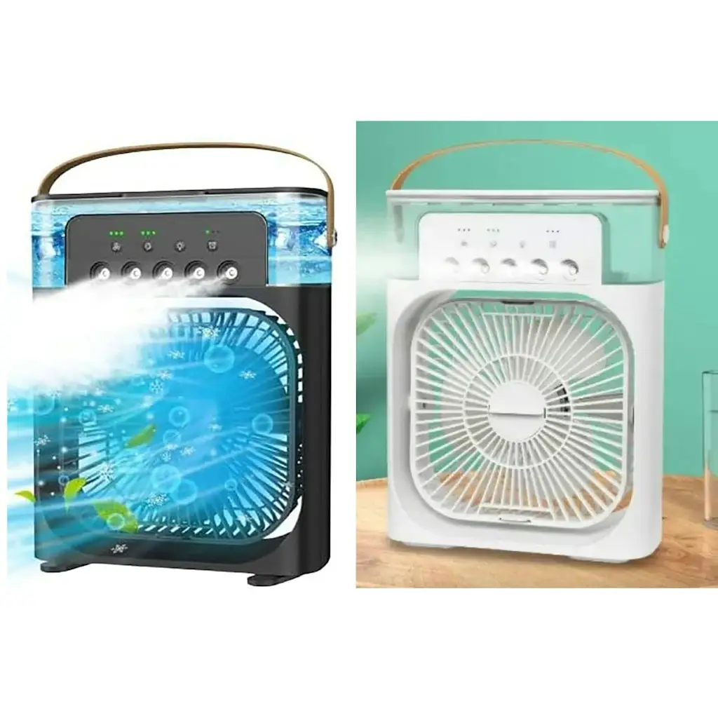 Portable Misting Humidifier Fan 2-Pack