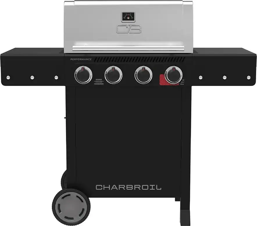 Char-Broil Performance Series Silver 4-Burner Liquid Propane Gas Grill