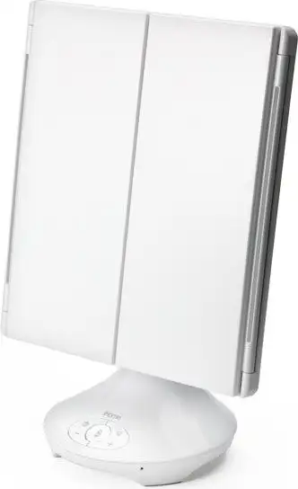 iHome Trifold Vanity Mirror w/ Bluetooth Speaker
