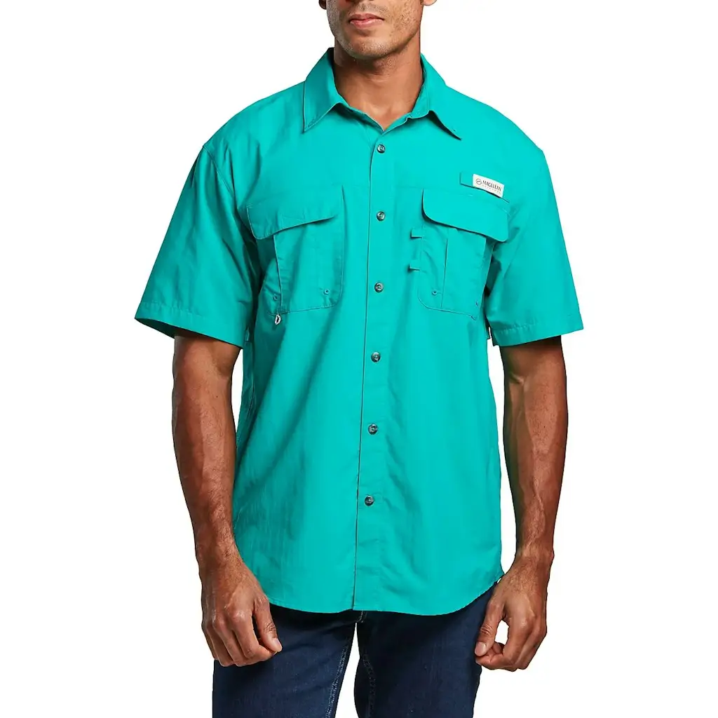 Magellan Outdoors Men's Laguna Madre Short Sleeve Fishing Shirt