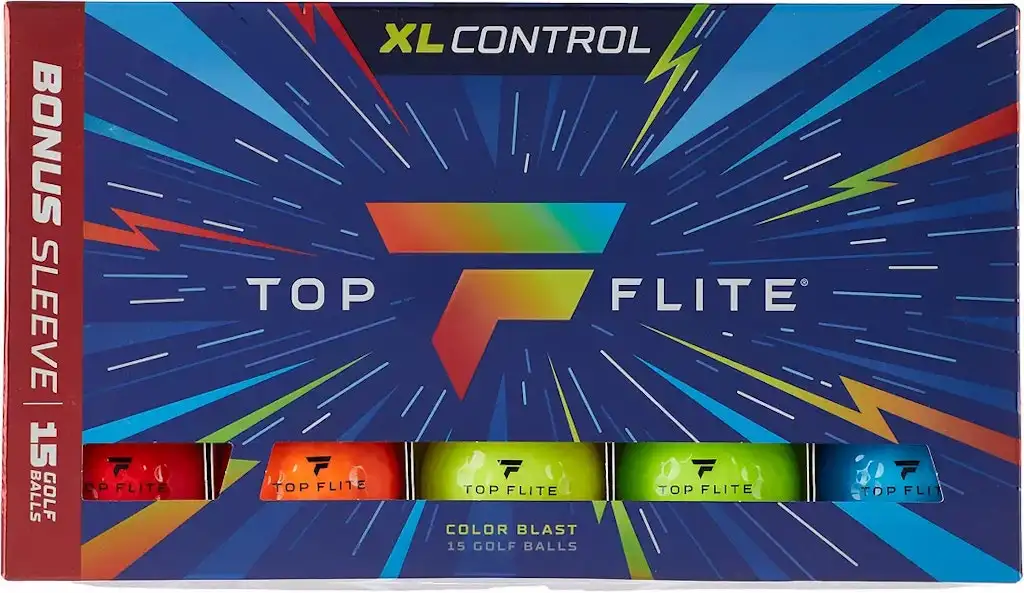 Top Flite XL Control Golf Balls 15-Pack