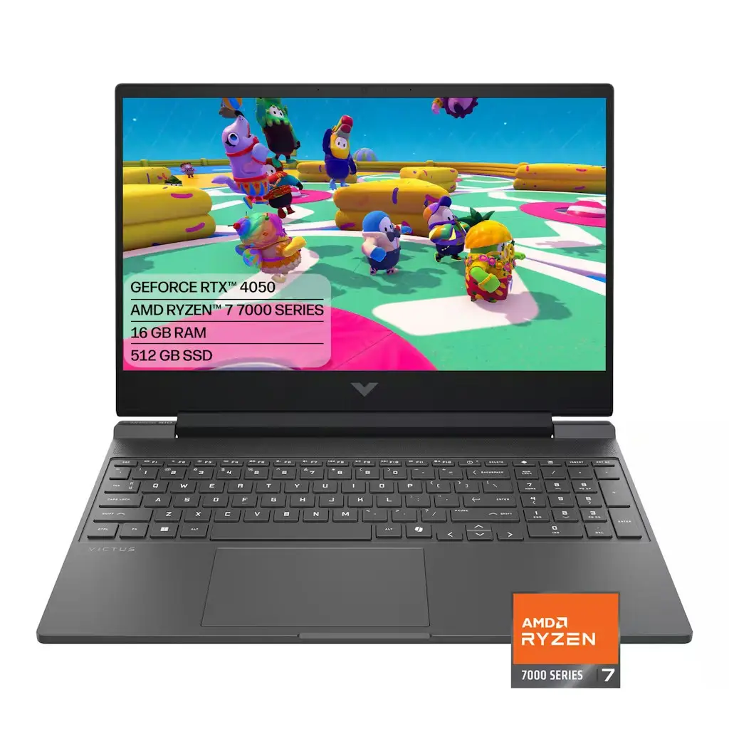HP Victus Ryzen 7 15.6" Gaming Laptop w/ RTX 4050