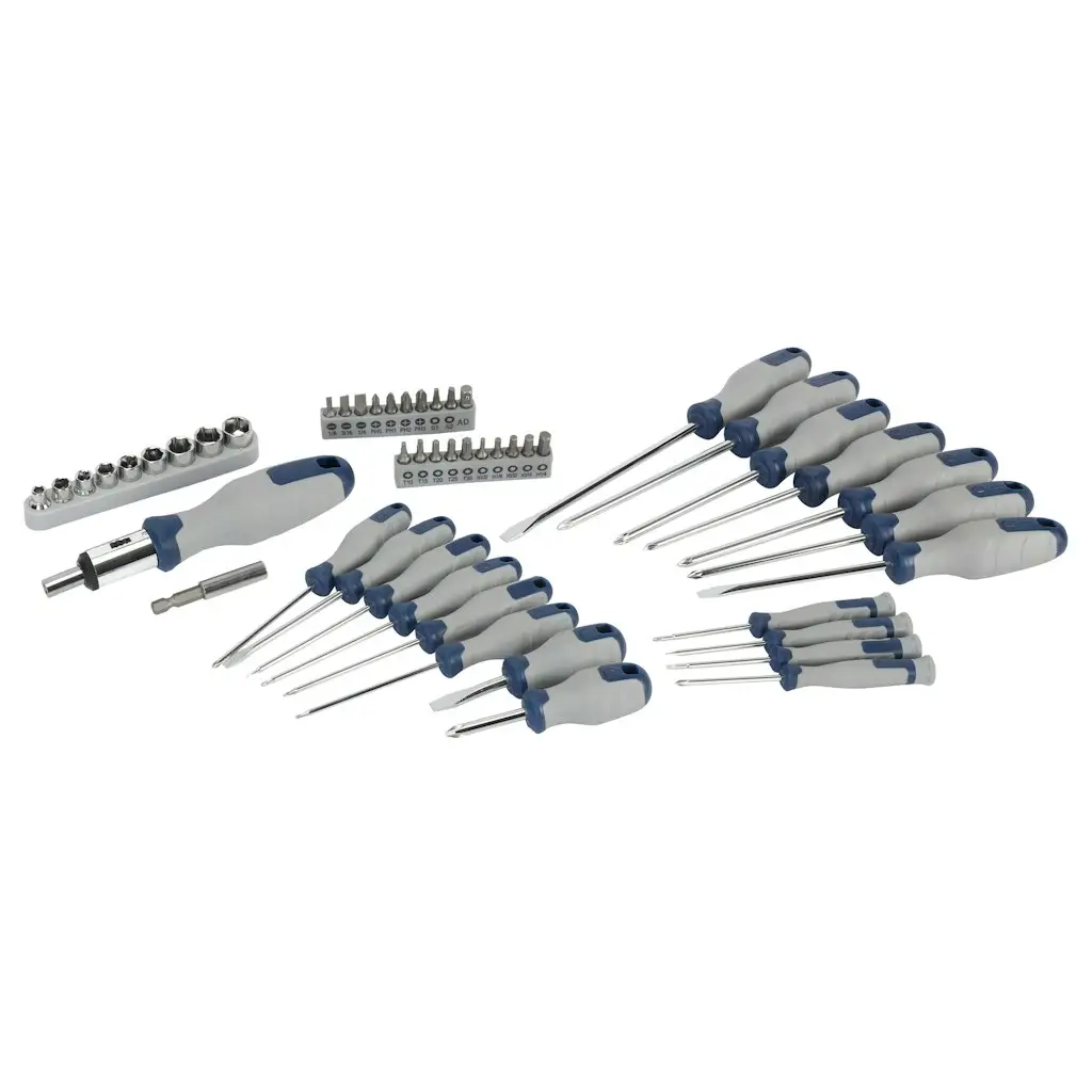 Project Source 50-Piece 6" Multi-Bit Ratcheting Screwdriver Set