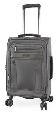 Brookstone Harbour 22" Softside Carry-on Expandable Spinner Luggage